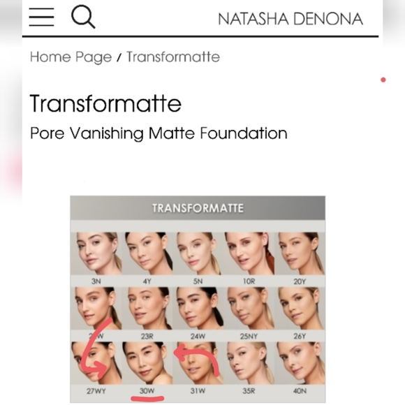 Natasha Denona Transformatte Pore Vanishing Matte Foundation - Picture 7 of 11